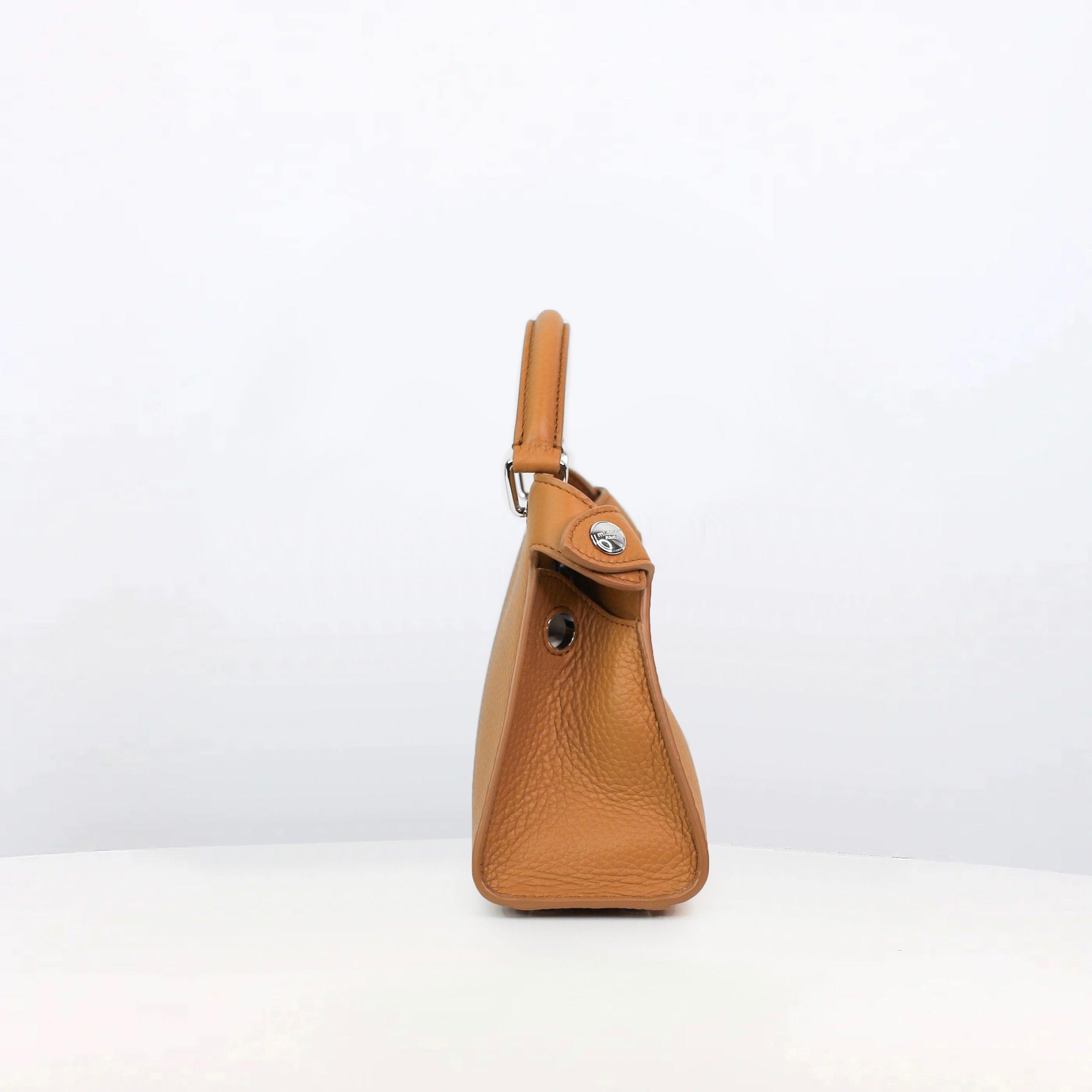 SAC À MAIN EN CUIR LUTECE NANO CAMEL