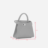 LEATHER HANDBAG LUTECE NANO HONEY