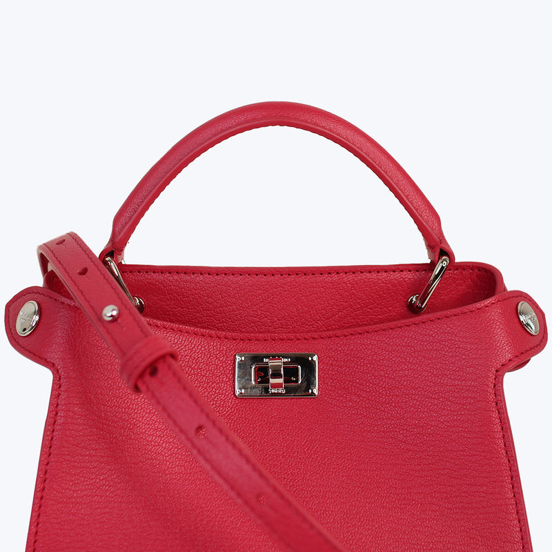 SAC À MAIN EN CUIR LUTECE NANO LIPSTICK