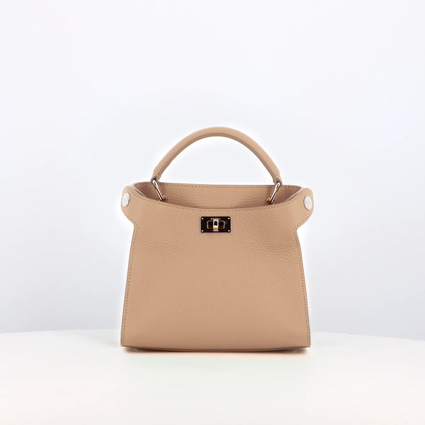LEATHER HANDBAG LUTECE NANO TOUTERELLE