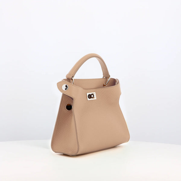 LEATHER HANDBAG LUTECE NANO TOUTERELLE