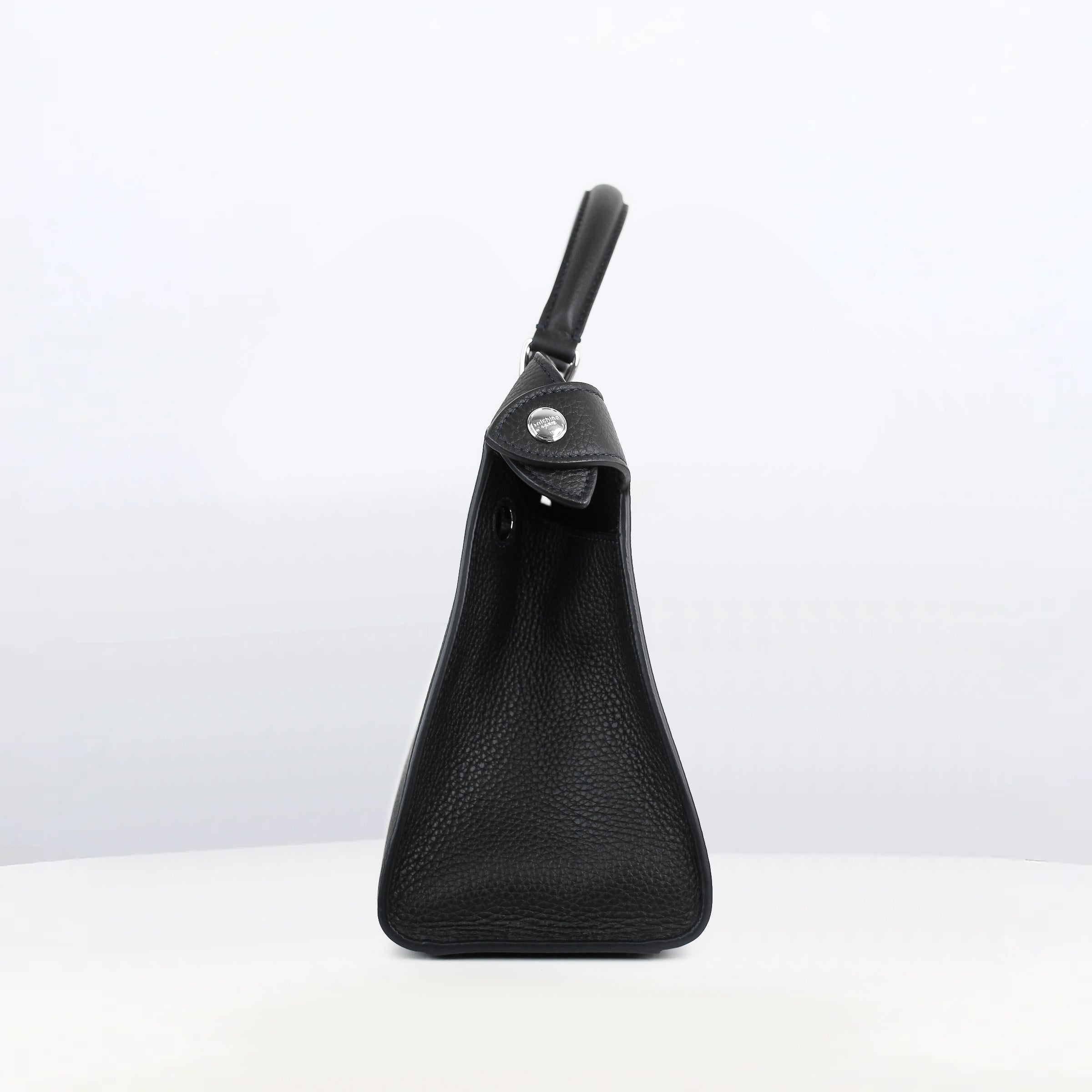 LEATHER HANDBAG LUTECE PM BLACK