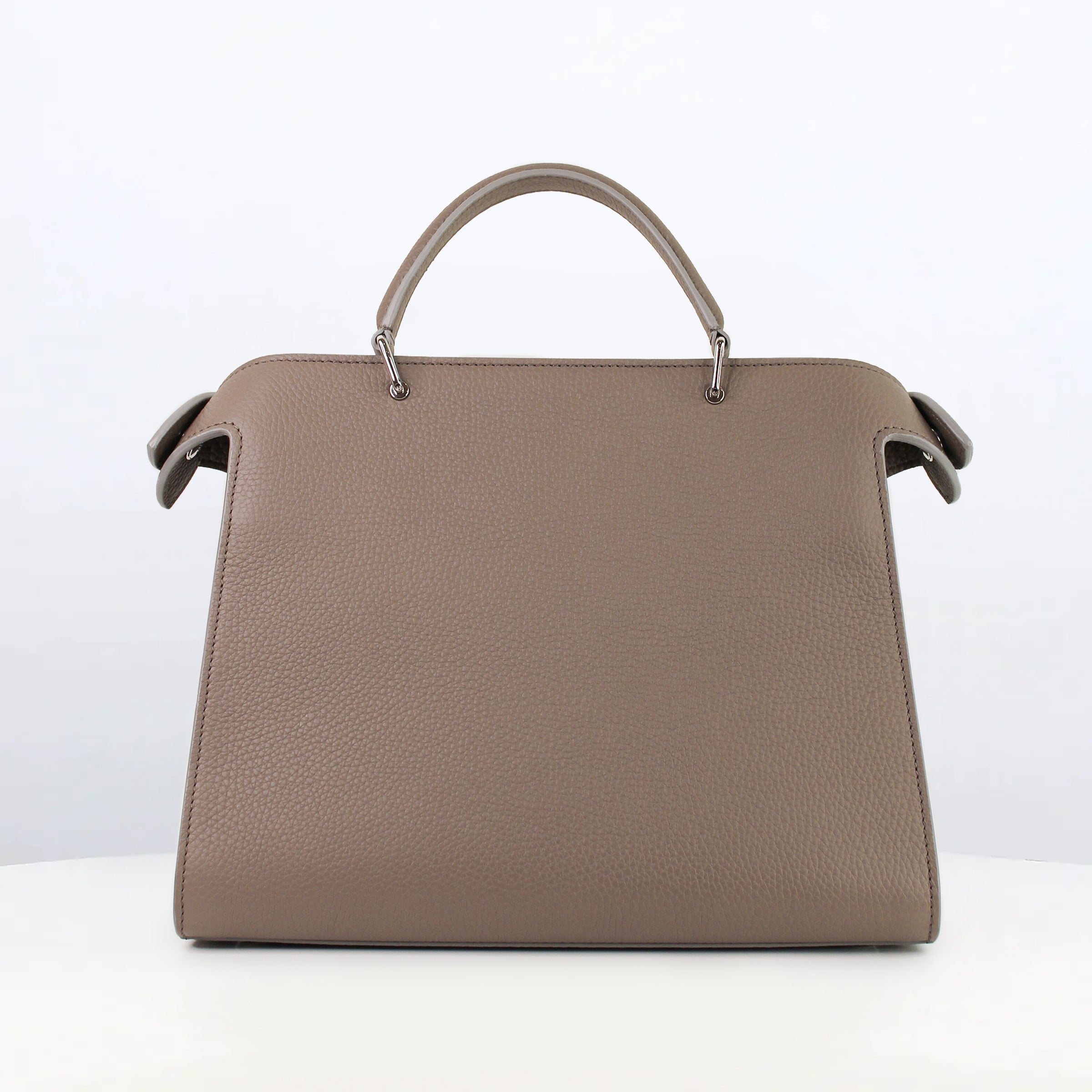 SAC À MAIN EN CUIR LUTECE PM ÉLÉPHANT