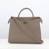 LEATHER HANDBAG LUTECE PM ELEPHANT