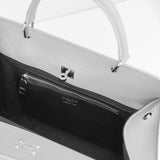 LEATHER HANDBAG LUTECE PM BLACK