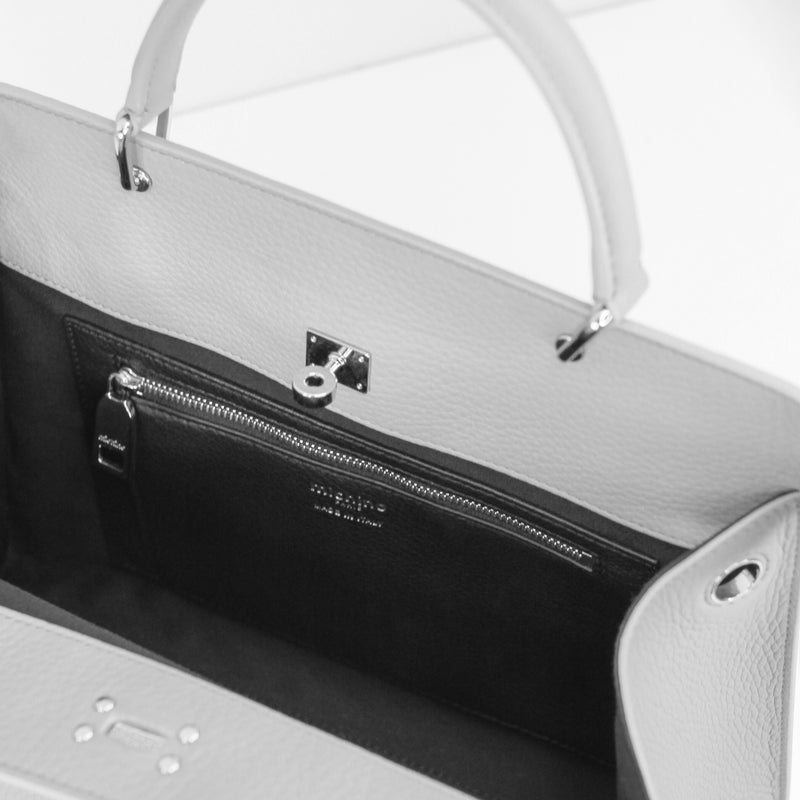 LEATHER HANDBAG LUTECE MINI ECLIPSE