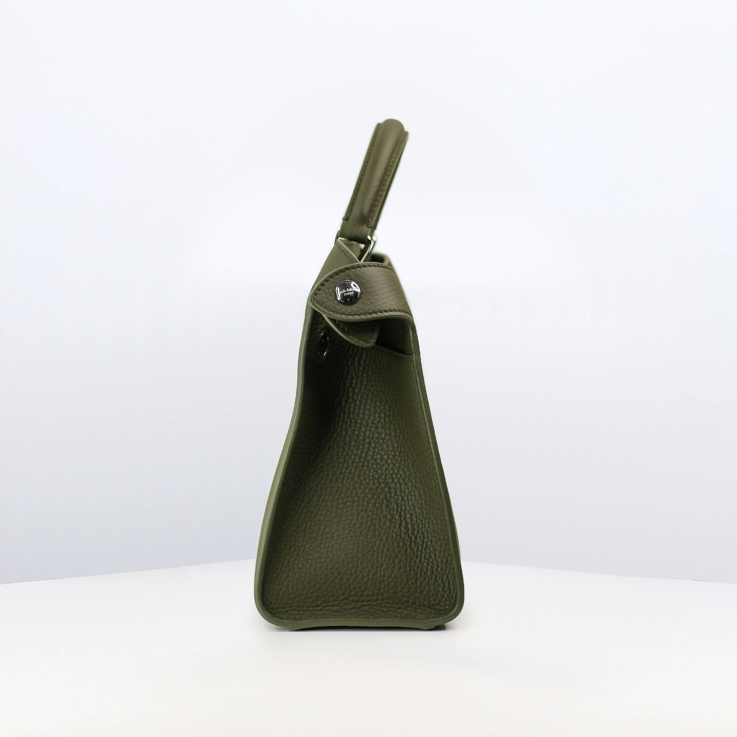 SAC À MAIN EN CUIR LUTECE PM KAKI