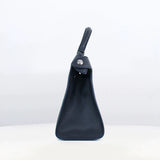 SAC À MAIN EN CUIR LUTECE PM BLEU MARINE