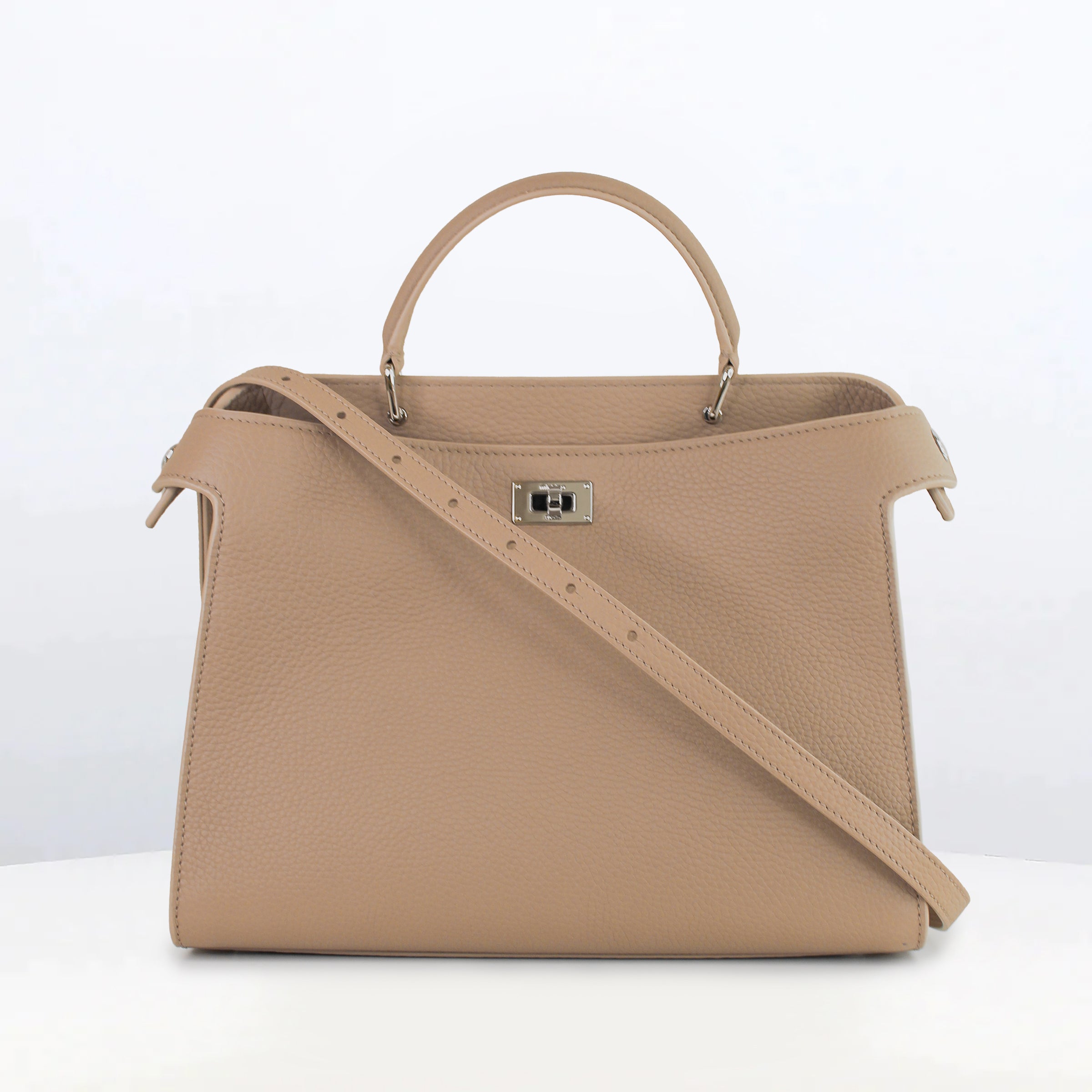 michino paris ミチノパリ　ルテスミニ　ベージュ ハンドバッグ - ルテス ミニ アイボリー – Michino Paris