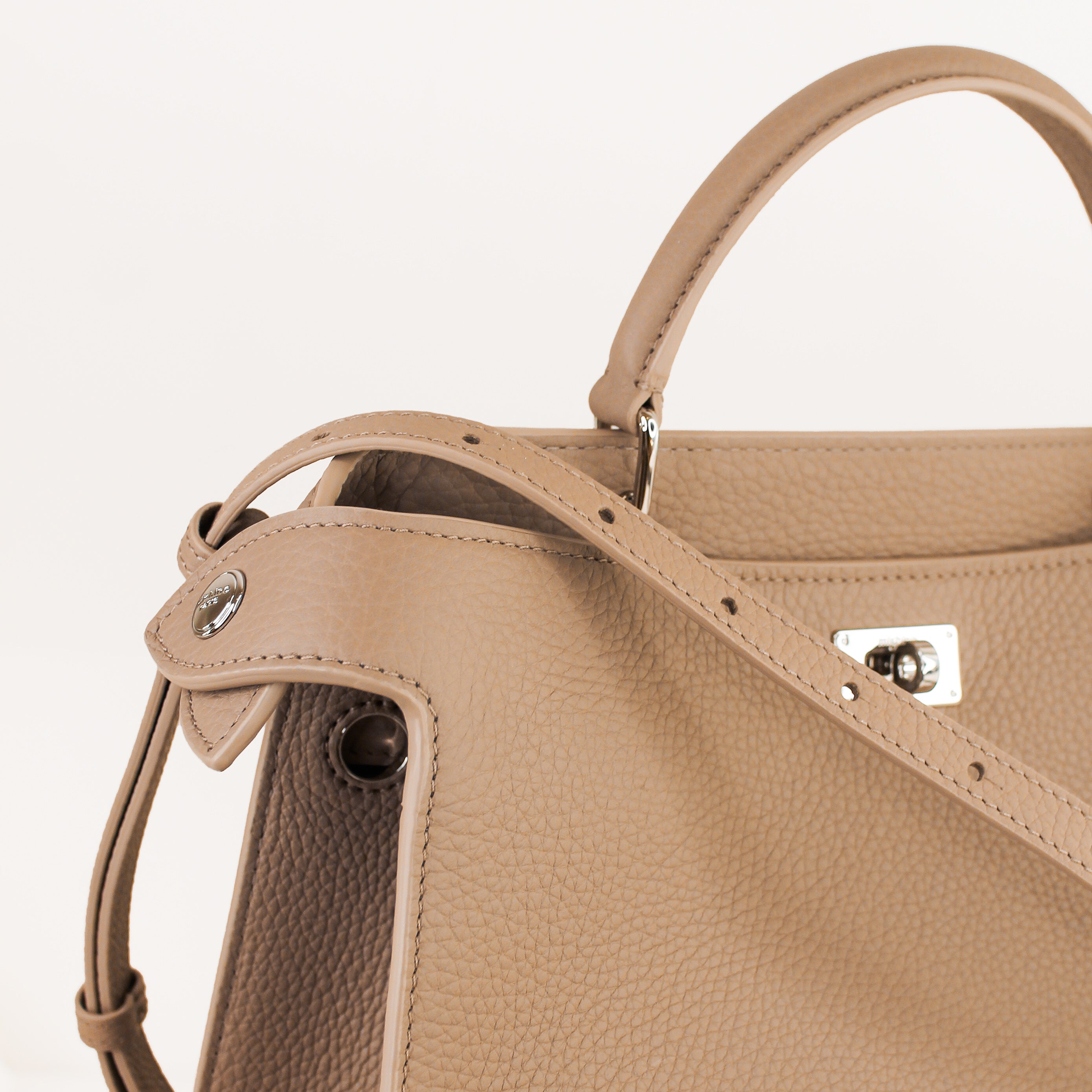 ミチノパリ　ルテスミニ　ベージュ ハンドバッグ - ルテス ミニ アイボリー – Michino Paris