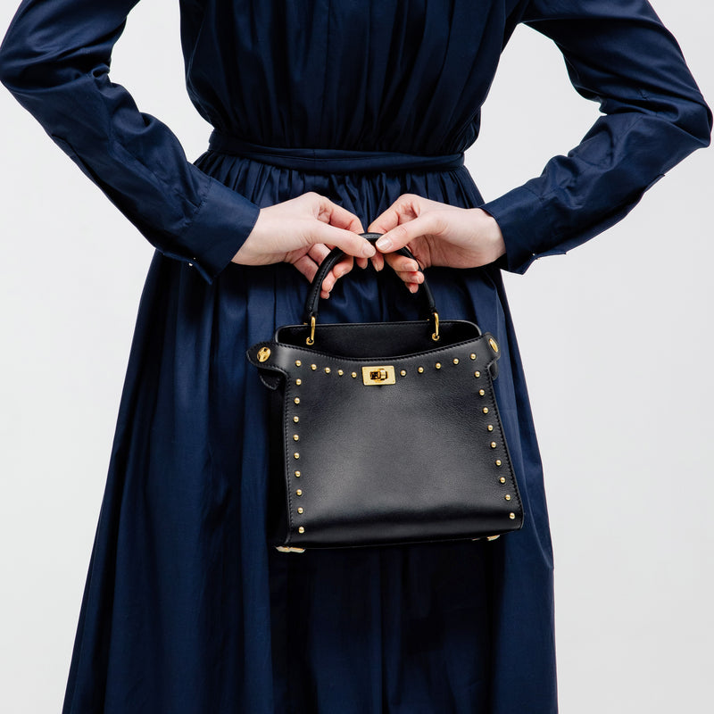 ハンドバッグ - ルテス ミニスタッズ ブラック – Michino Paris