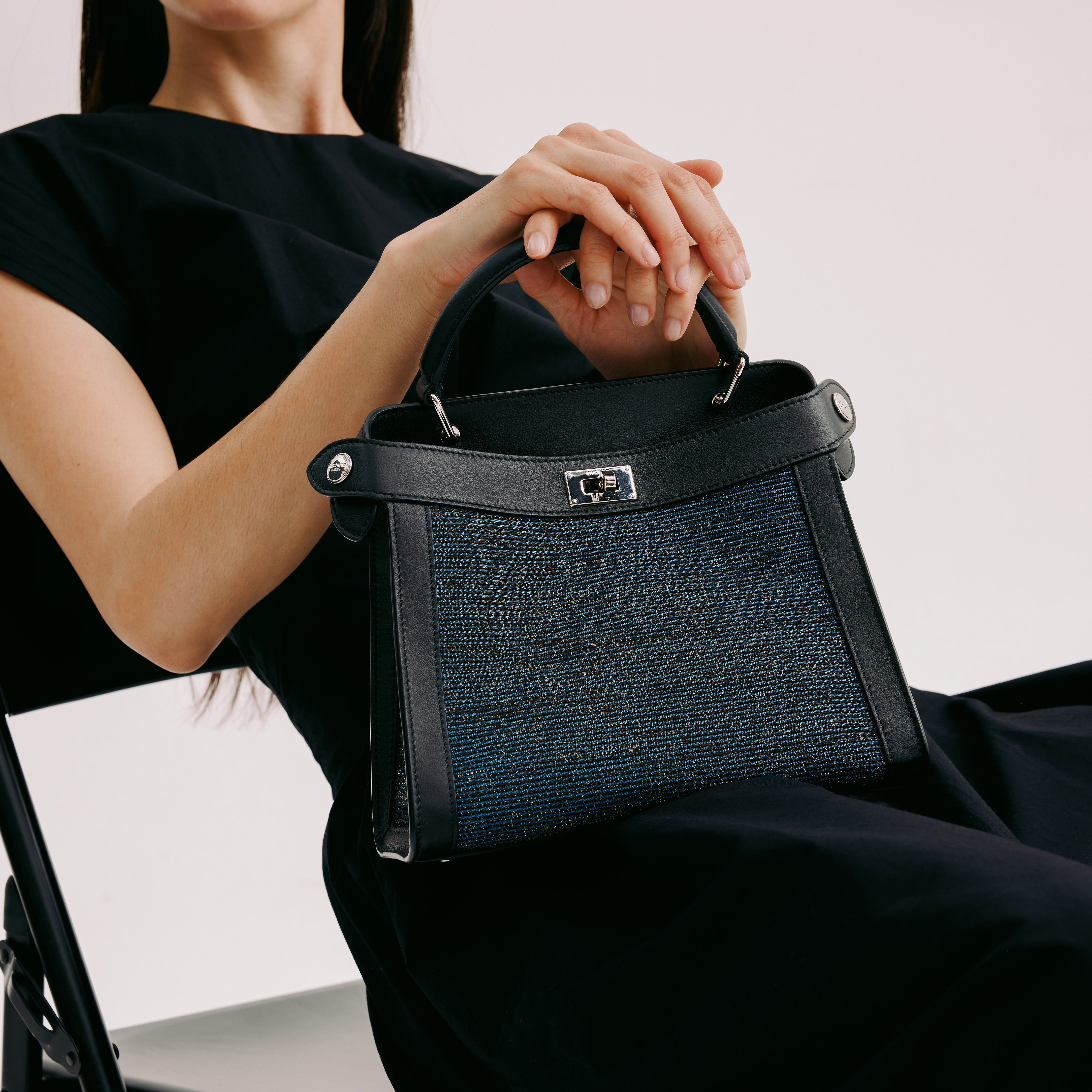 SAC À MAIN LUTECE MINI TSUMUGI BLEU