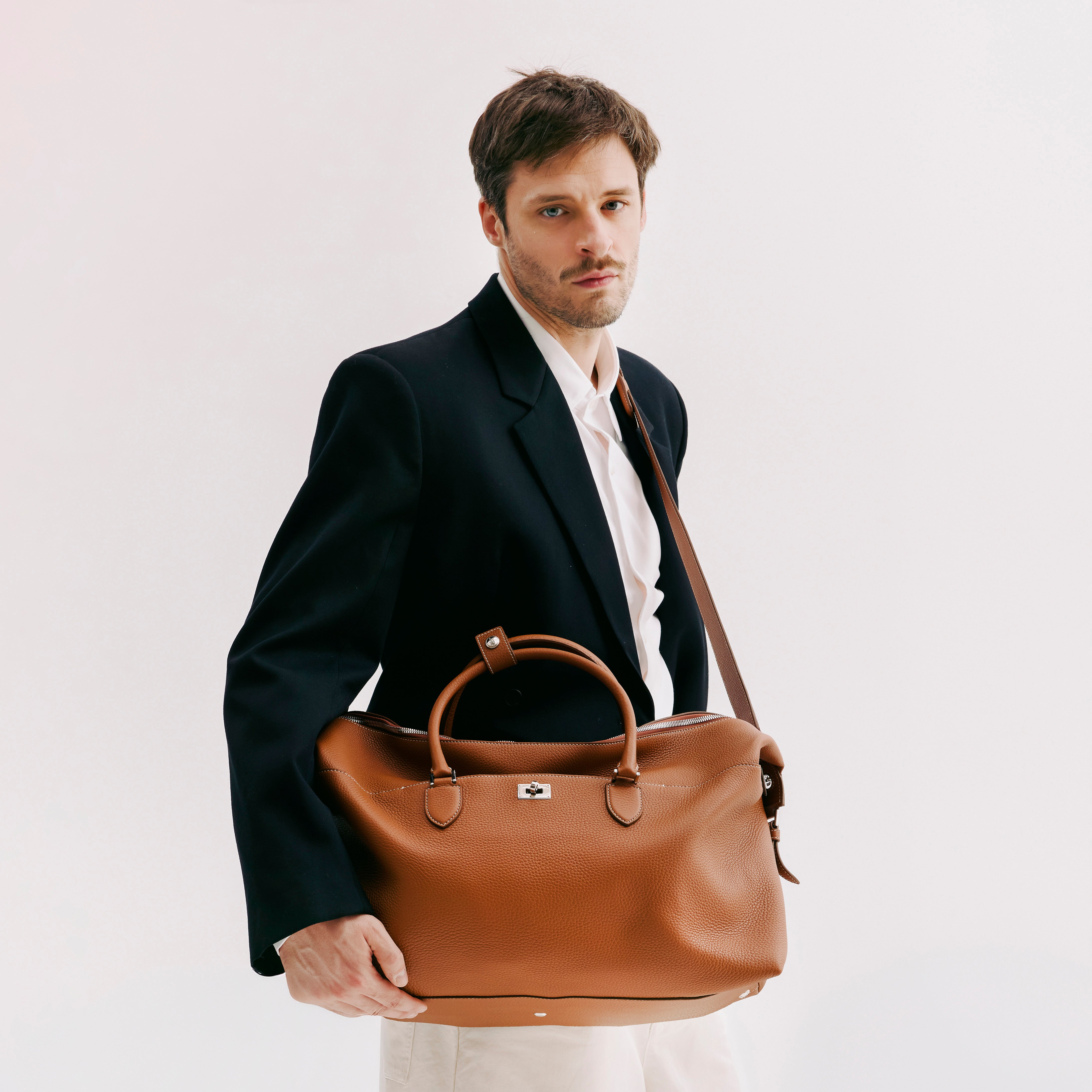 MONTPARNASSE DUFFLE LEDERTASCHE GOLD