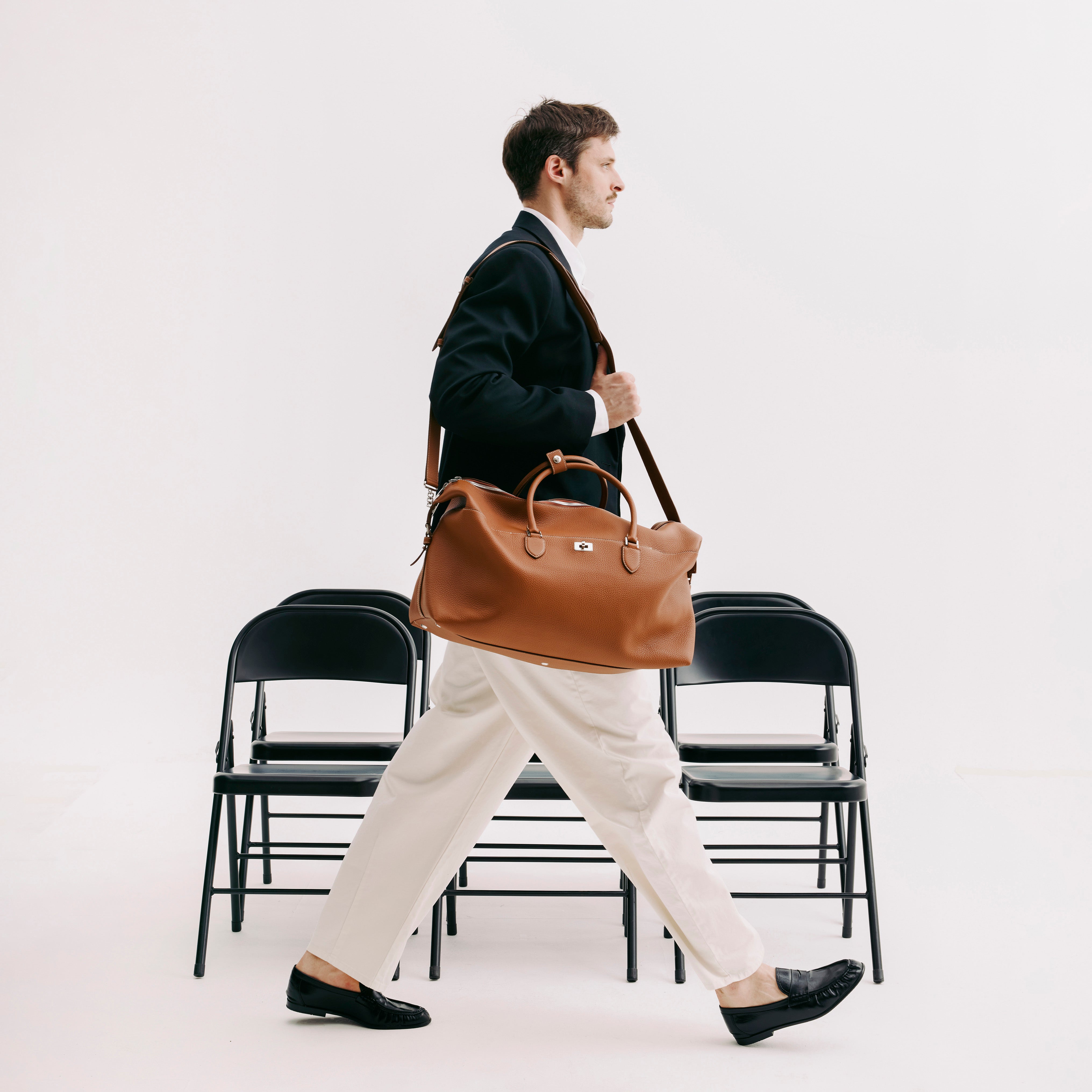 MONTPARNASSE DUFFLE LEDERTASCHE GOLD
