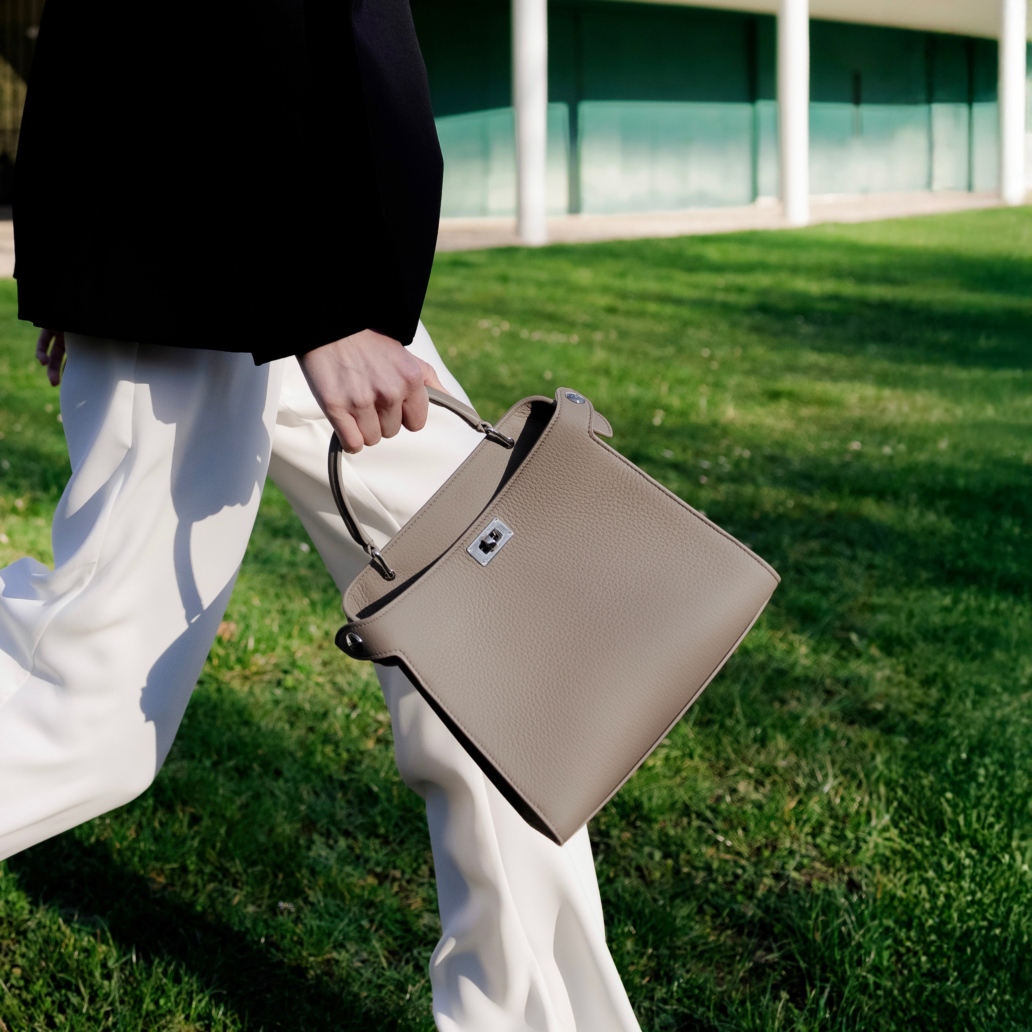 SAC À MAIN EN CUIR LUTECE MINI ELEPHANT 