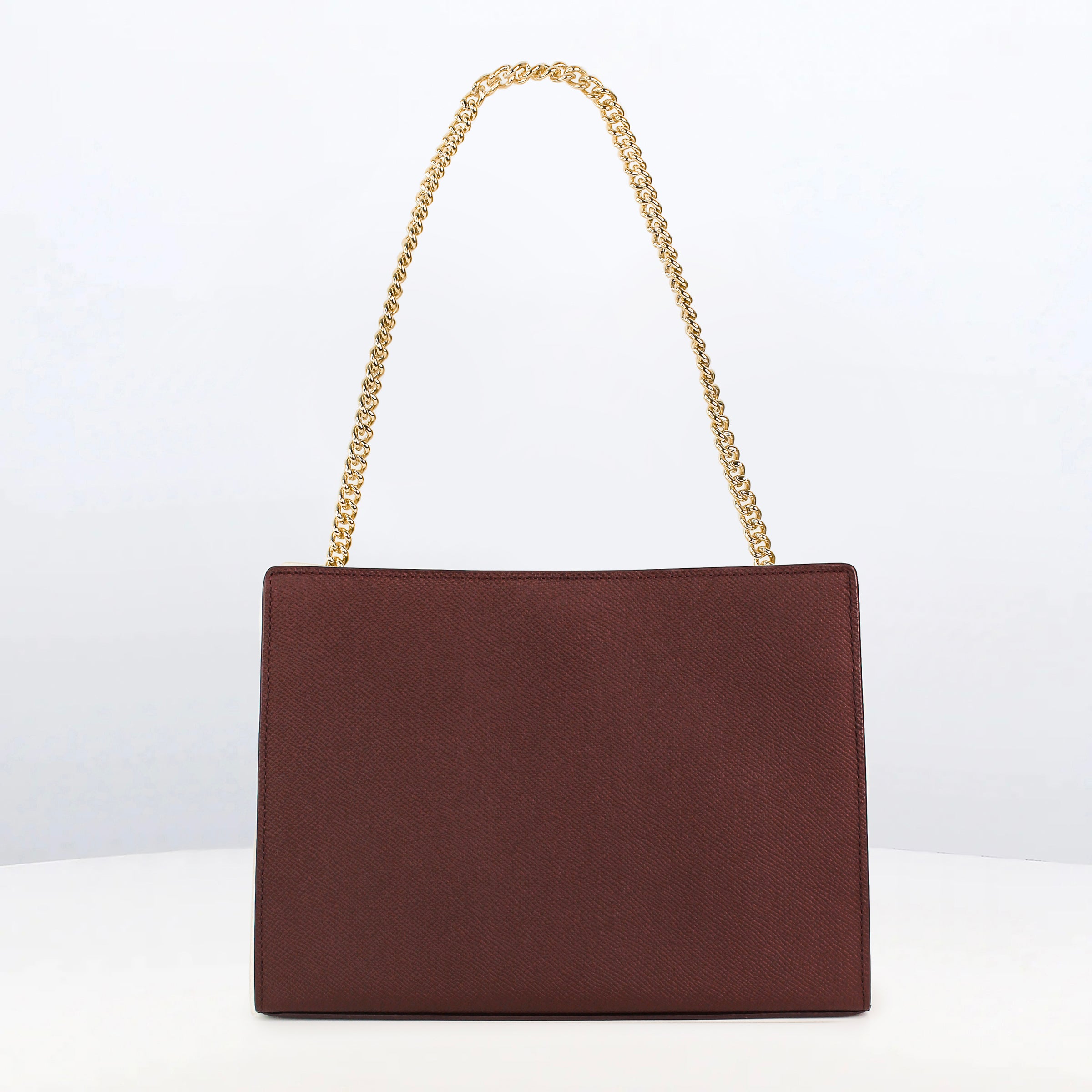 POCHETTE EN CUIR MONTAIGNE PRUNE