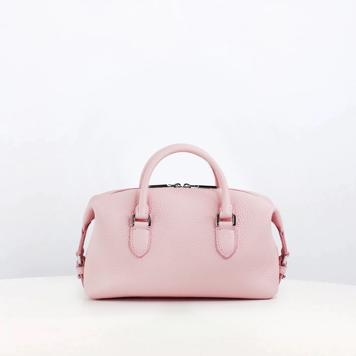 MONTPARNASSE NANO DUFFLE LEDERTASCHE HELLROSA