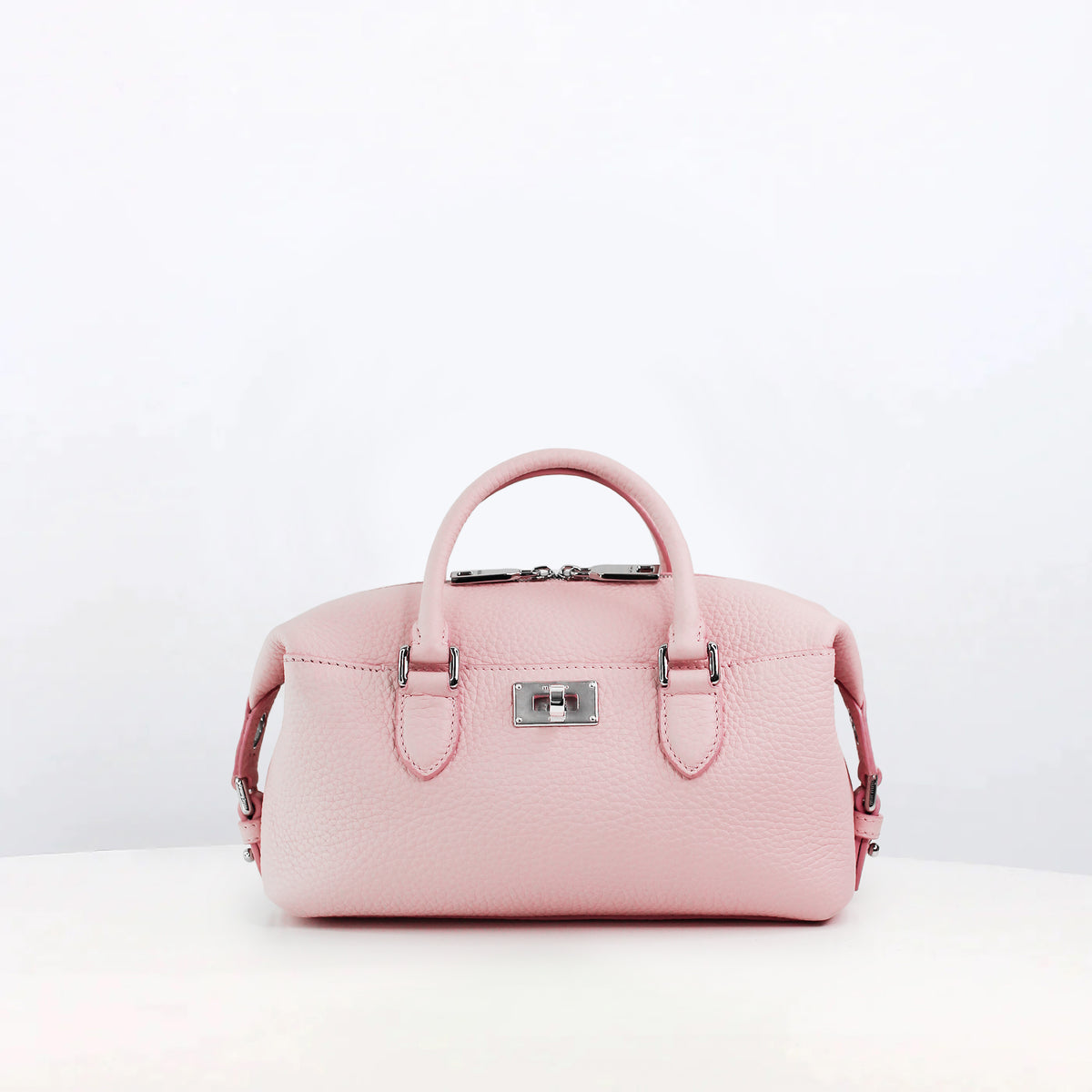 MONTPARNASSE NANO DUFFLE LEDERTASCHE HELLROSA