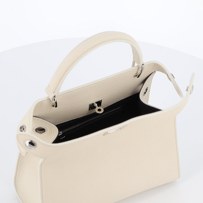 LEATHER HANDBAG LUTECE MINI CRAIE