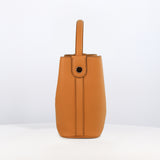 SAC SEAU EN CUIR ODÉON MINI CAMEL