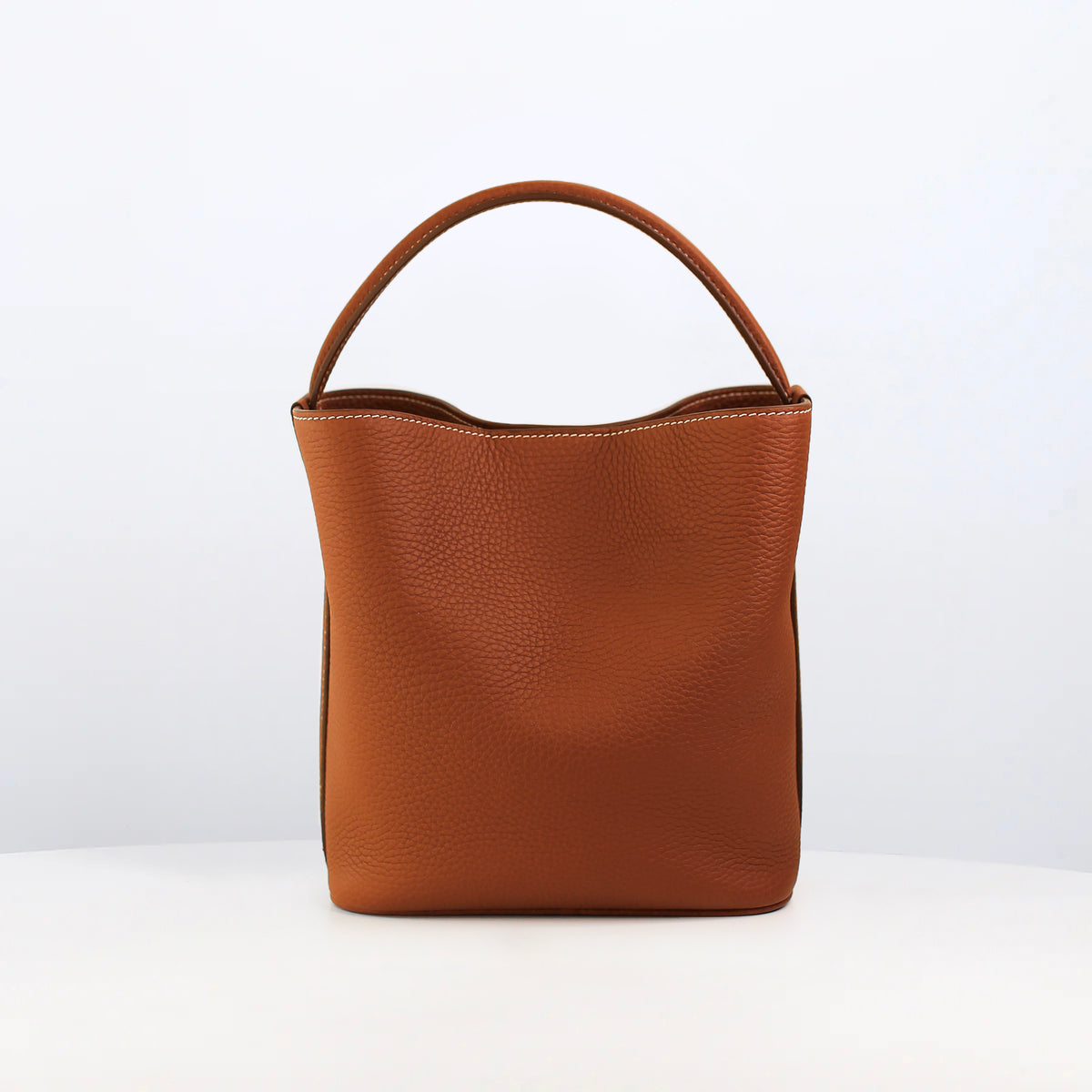 ODEON MINI GOLD LEDER-BUCKET-TASCHE HOPE