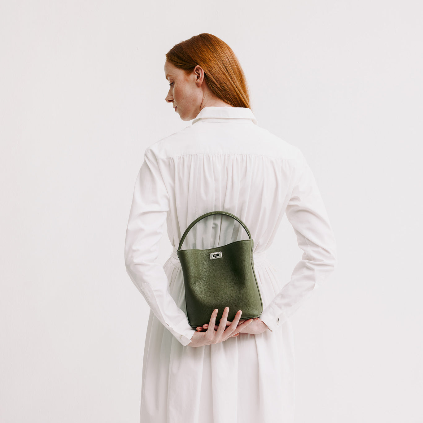 Odeon Mini Craie - Our bucket bag - Michino Paris