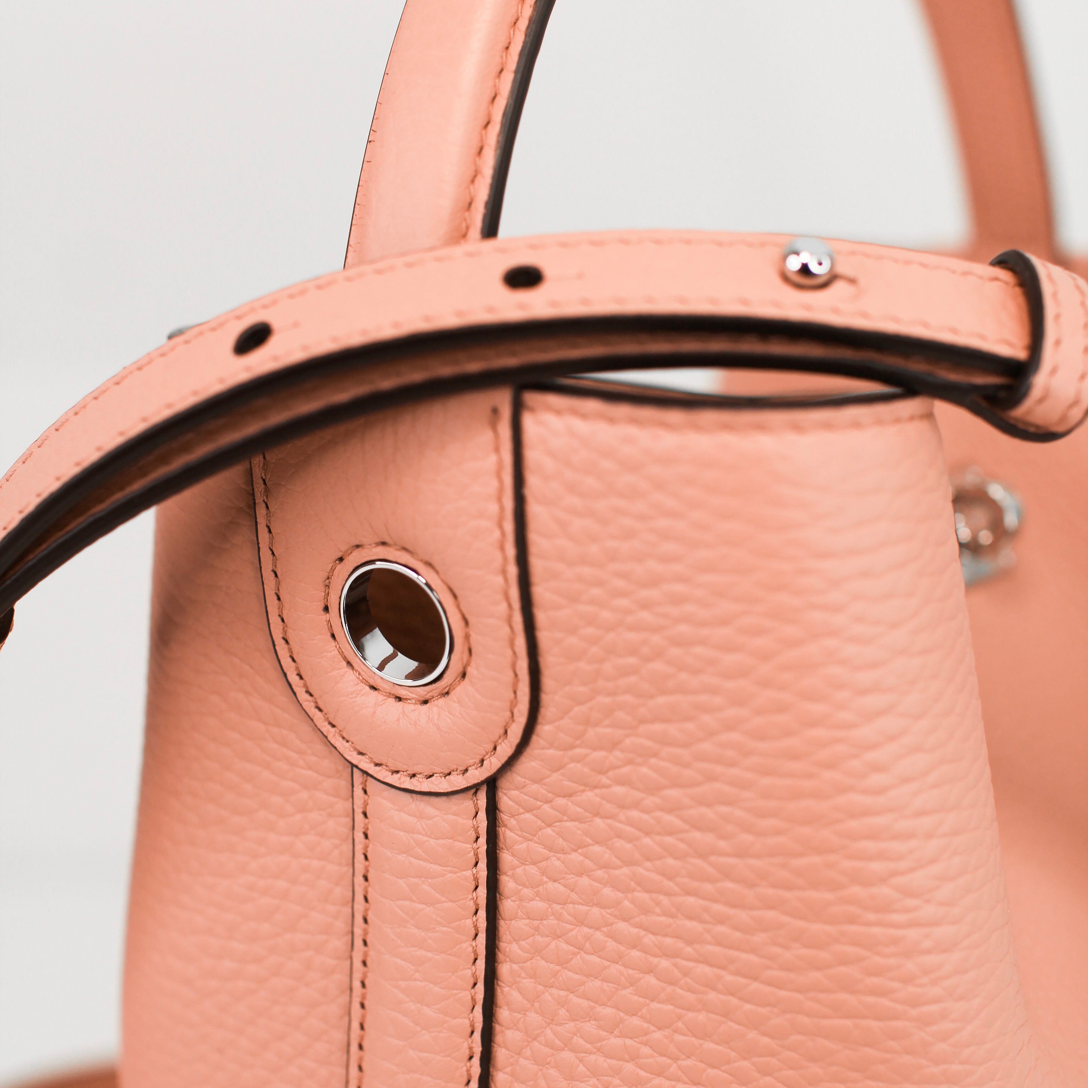 SAC SEAU EN CUIR ODEON MINI TERRACOTTA