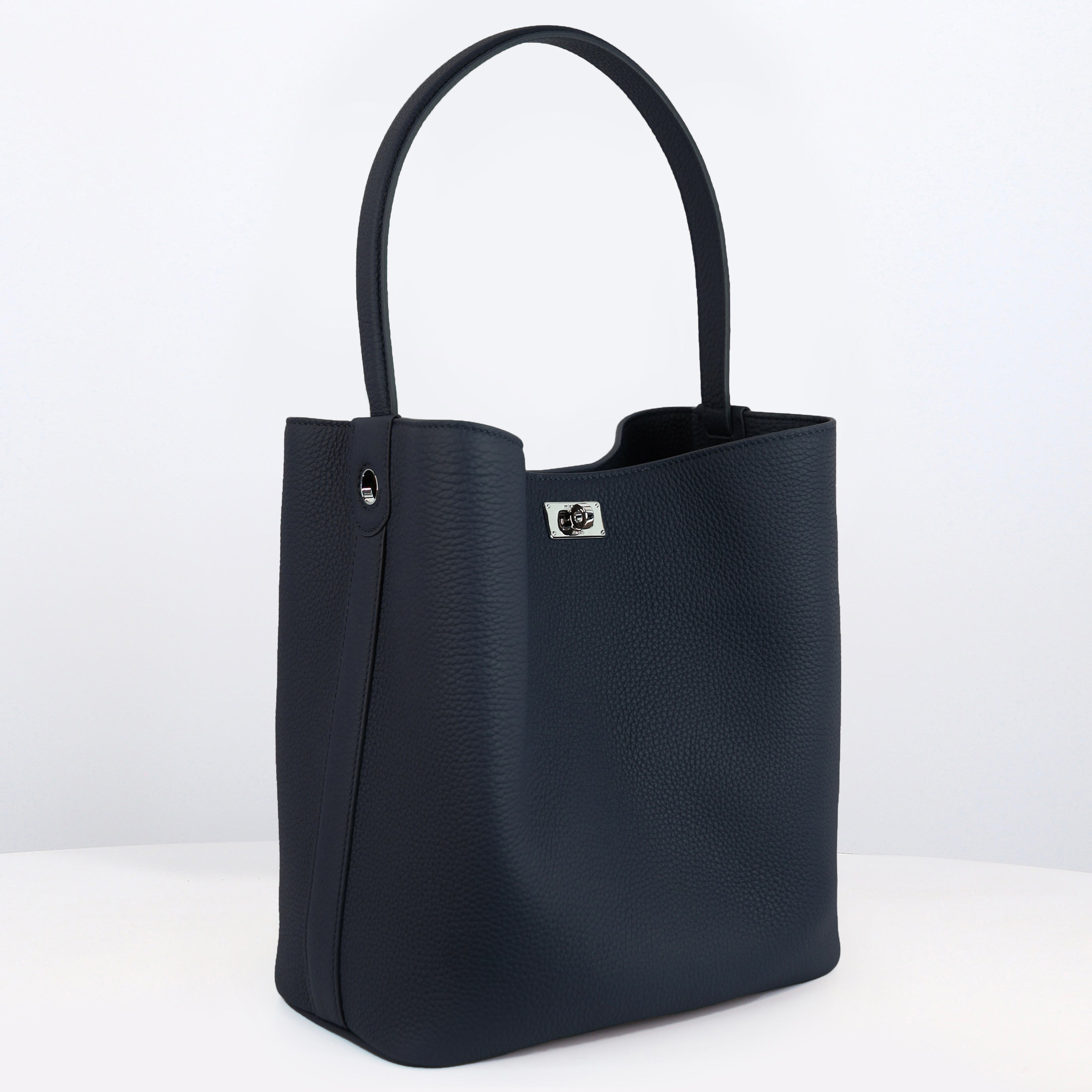 SAC SEAU EN CUIR ODÉON PM ECLIPSE