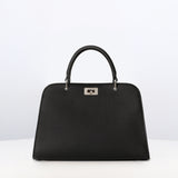 LEATHER HANDBAG OPERA MINI BLACK