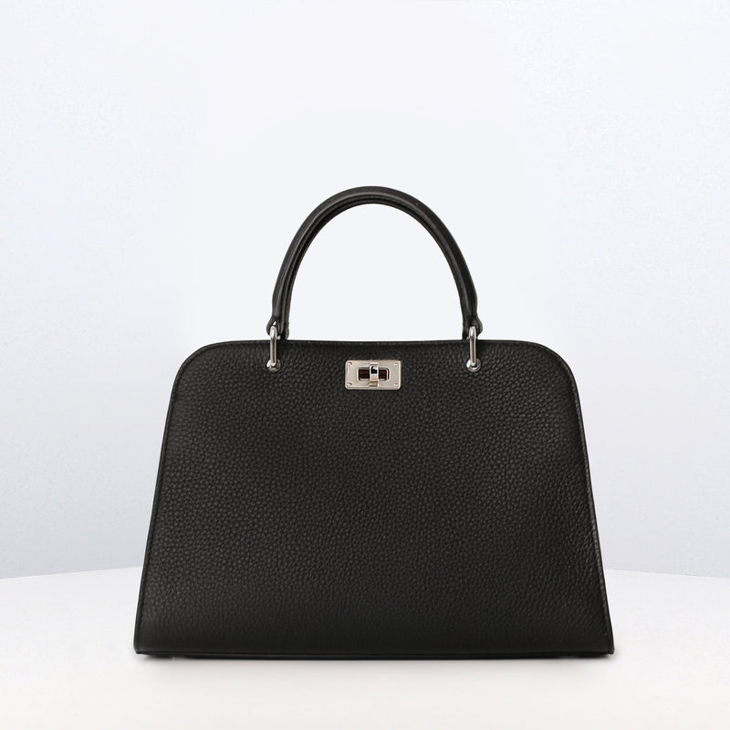 SAC À MAIN EN CUIR OPÉRA MINI NOIR