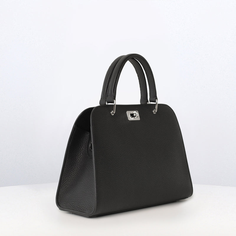 SAC À MAIN EN CUIR OPÉRA MINI NOIR