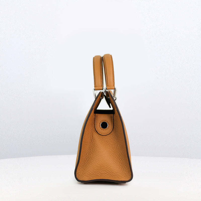 SAC À MAIN EN CUIR OPÉRA MINI CAMEL