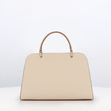 LEATHER HANDBAG OPERA MINI IVORY