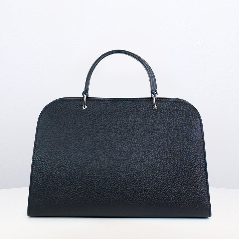 LEATHER HANDBAG OPERA PM ECLIPSE