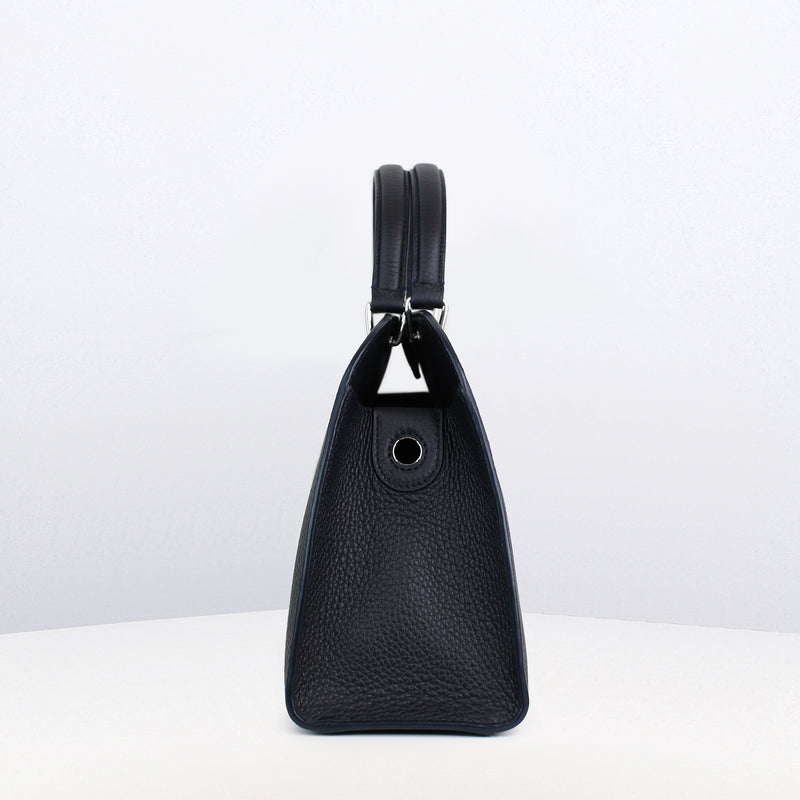 LEATHER HANDBAG OPERA PM ECLIPSE