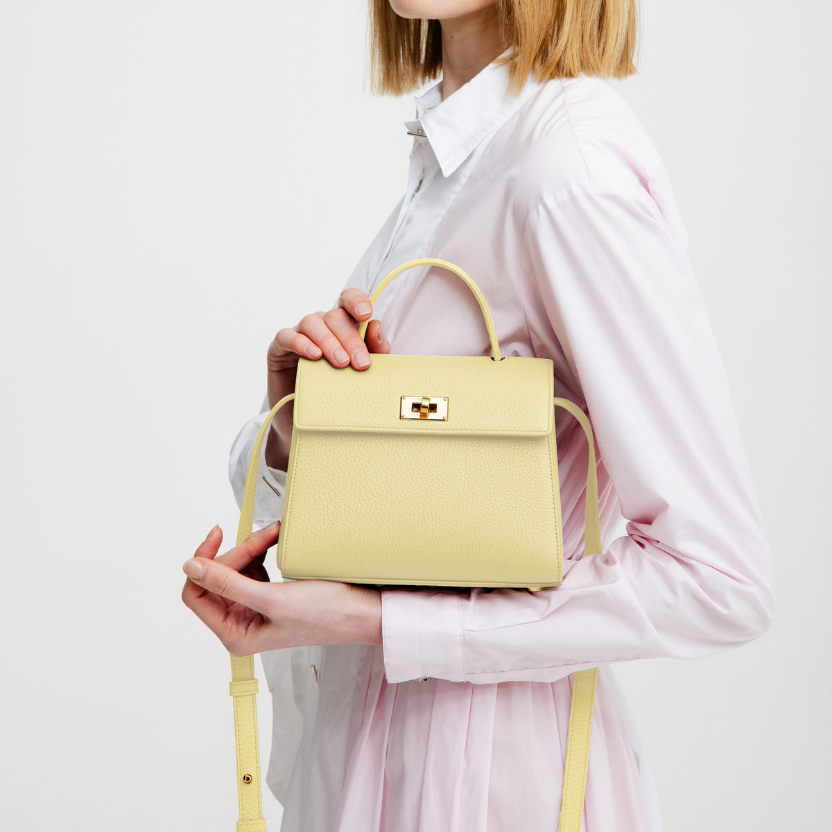 SAC À MAIN EN CUIR PALAIS ROYAL MINI CHANTILLY