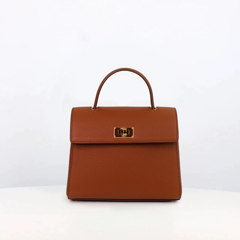 SAC À MAIN EN CUIR PALAIS ROYAL MINI GOLD