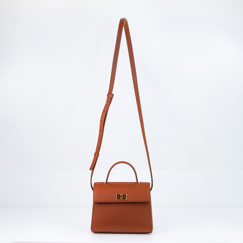 SAC À MAIN EN CUIR PALAIS ROYAL MINI GOLD
