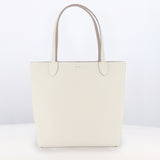 RIVOLI REVERSIBLE LEATHER TOTE BAG NORTH/SOUTH TOURTERELLE/CRAIE