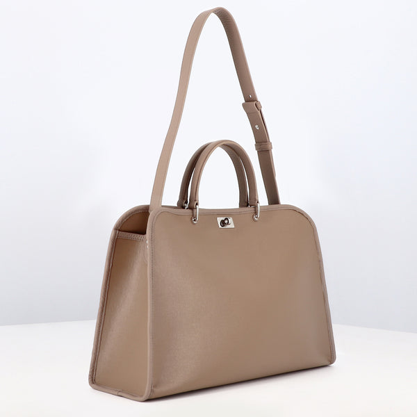 Multipockets Handbag Saint Germain Beige
