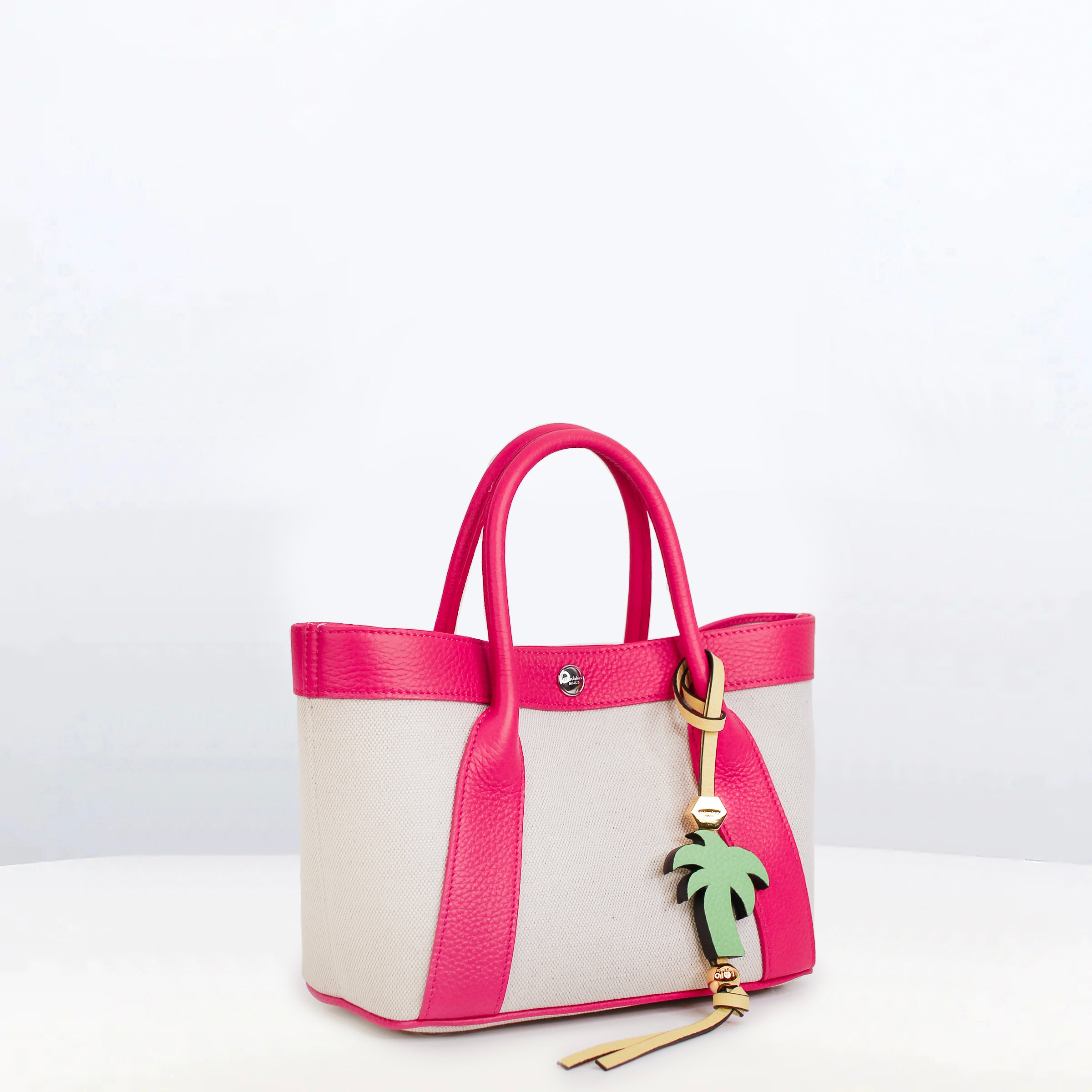 SAC CABAS EN TOILE SEINE20 FUXIA