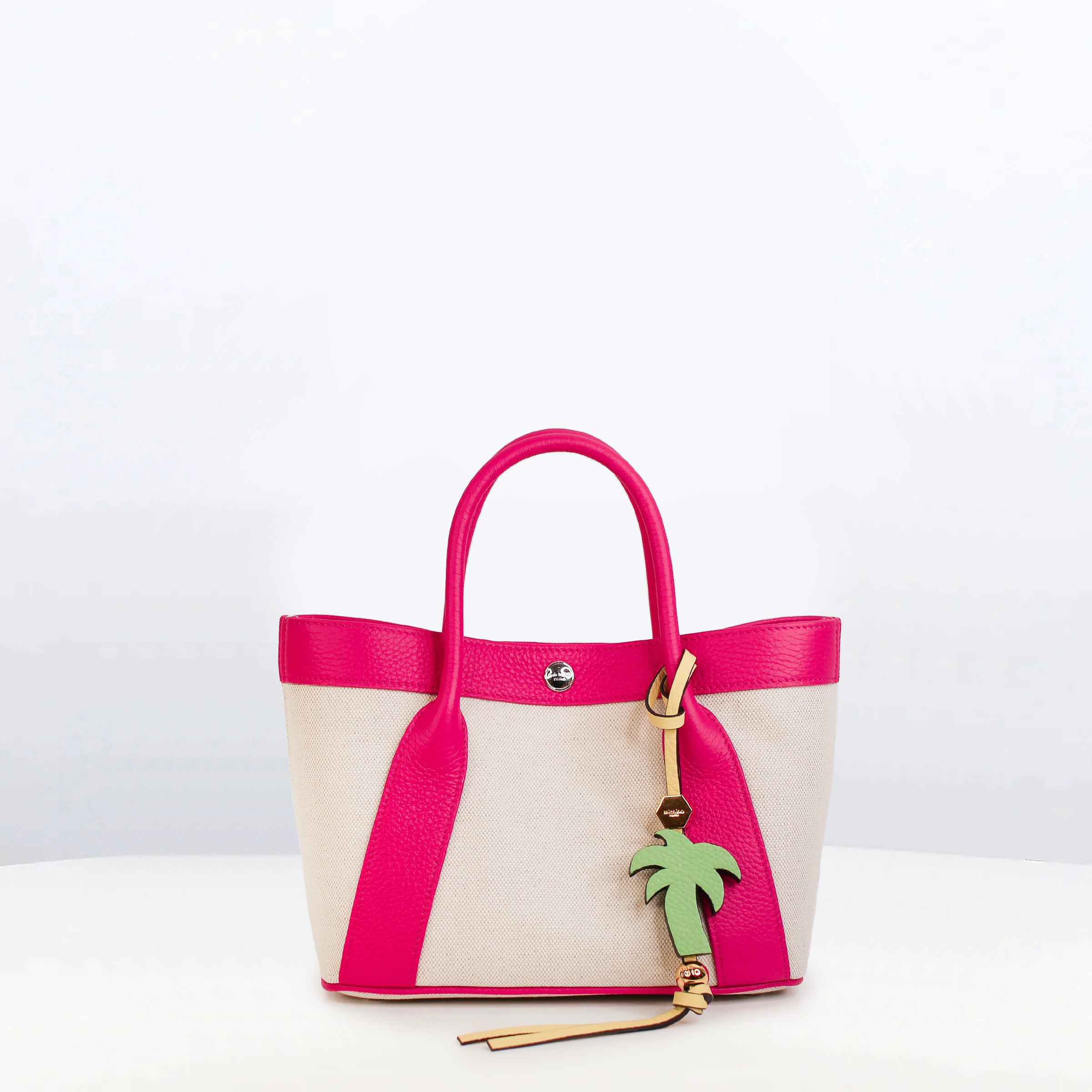 SAC CABAS EN TOILE SEINE20 FUXIA