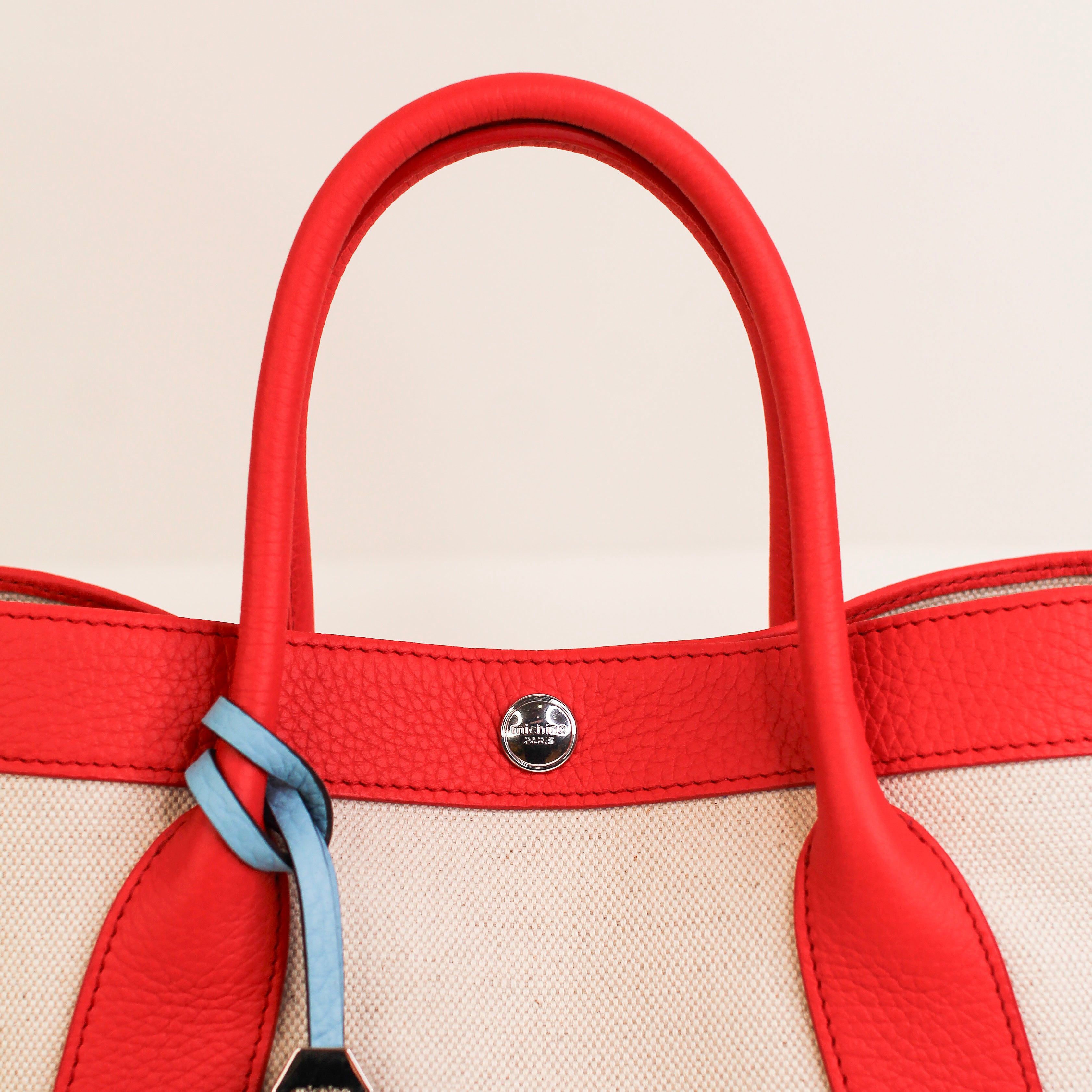 SAC CABAS EN TOILE SEINE20 GERANIUM