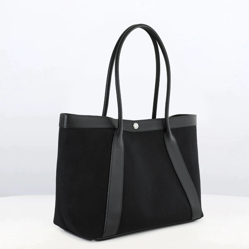 COFFRET : SAC CABAS SEINE40 NOIR AVEC SA POCHETTE