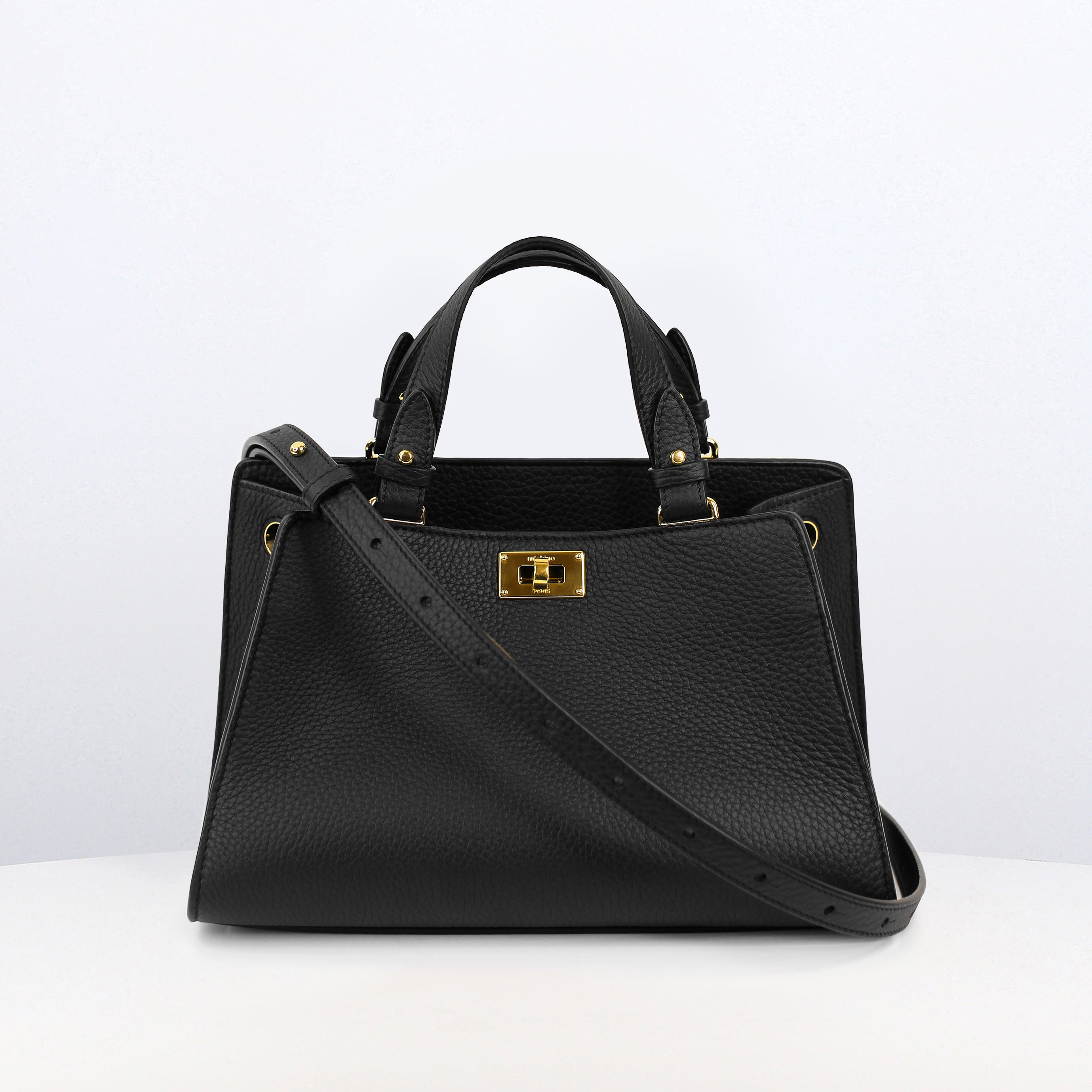 SAC A MAIN EN CUIR TROCADERO NOIR