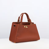LEATHER HANDBAG TROCADERO BRICK
