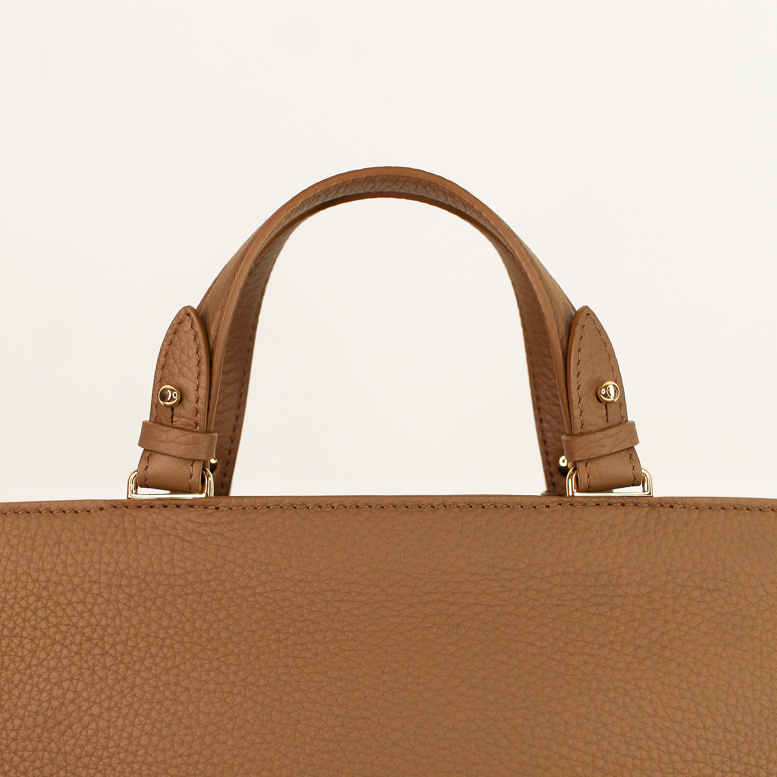 SAC A MAIN EN CUIR TROCADERO NOISETTE