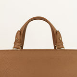 LEATHER HANDBAG TROCADERO CHESTNUT