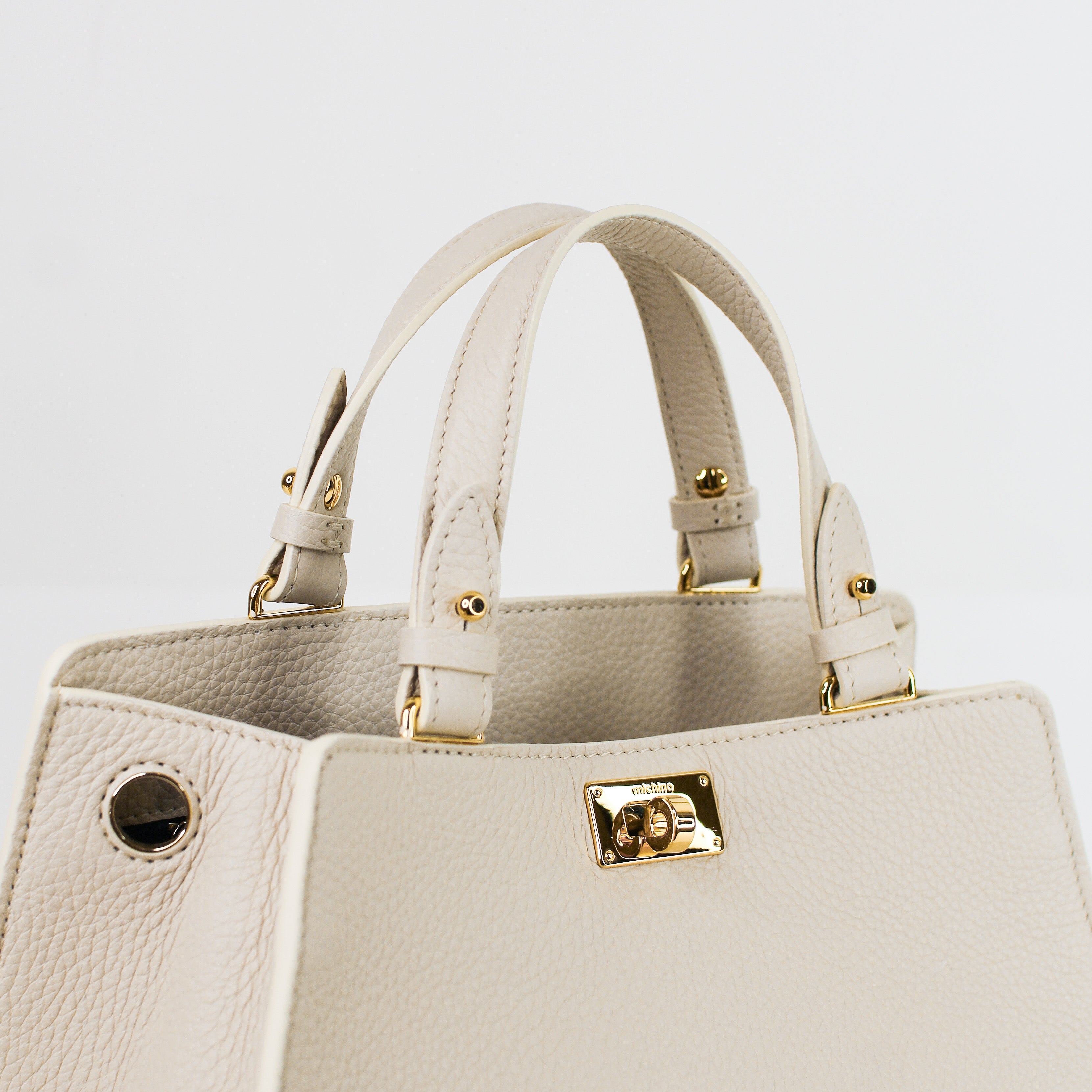 ■michi■ LEATHER HANDBAG TROCADERO FICELLE