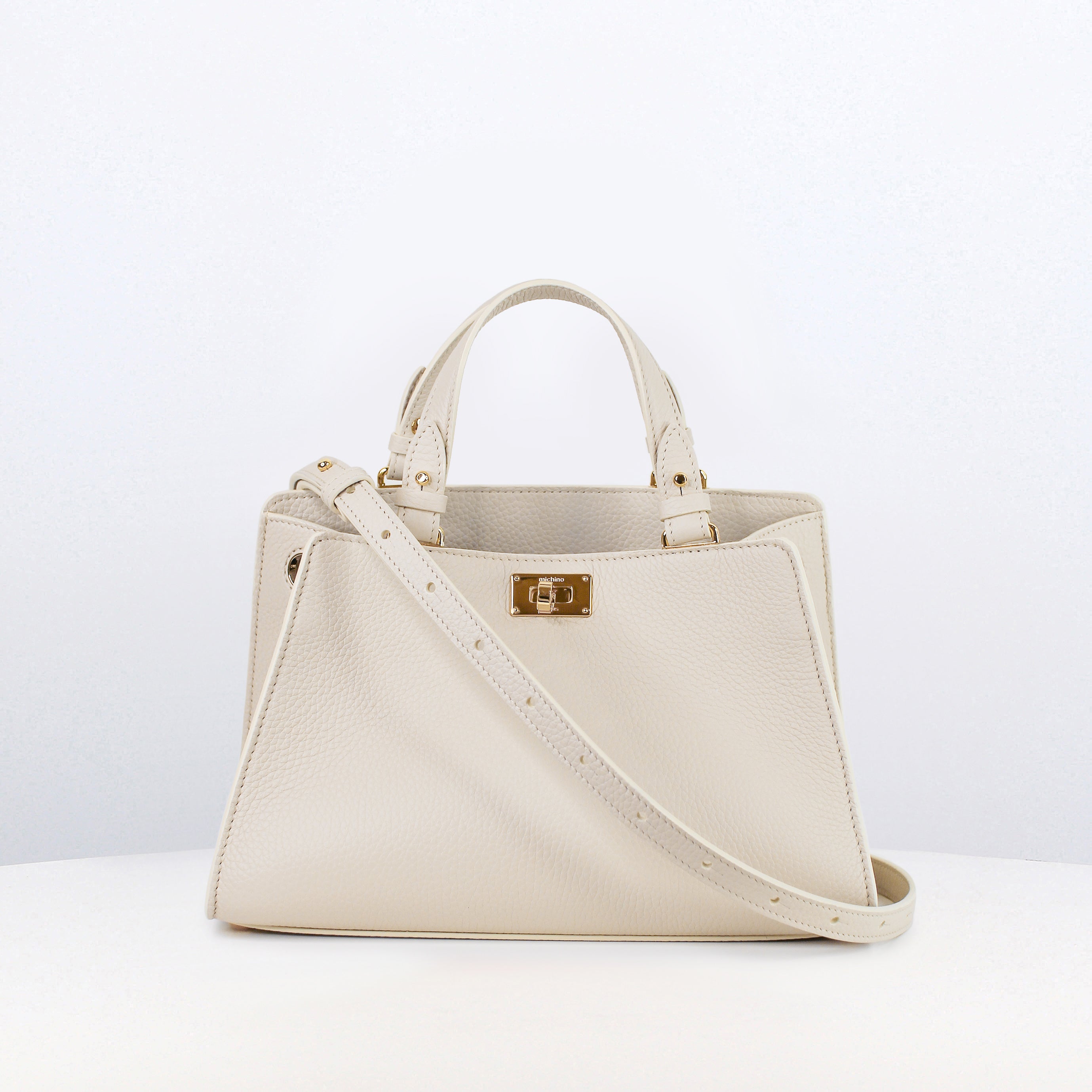 ディカプリオ LEATHER HANDBAG TROCADERO FICELLE